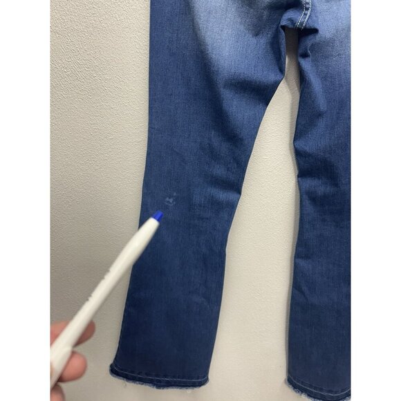 KanCan Jeans Womens 9/28 Tall Long Blue Flare Bootcut Mid Rise Denim (28x33) - Picture 4 of 9